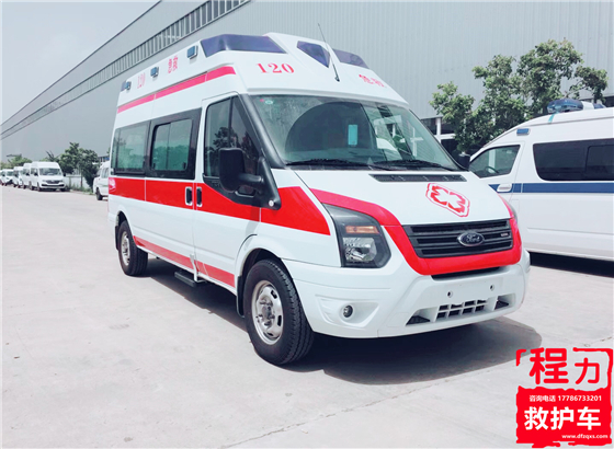 福特全顺新世代V348长轴救护车(钻石福星高顶）