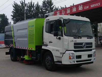 程力威牌CLW5160TSLD5型扫路车